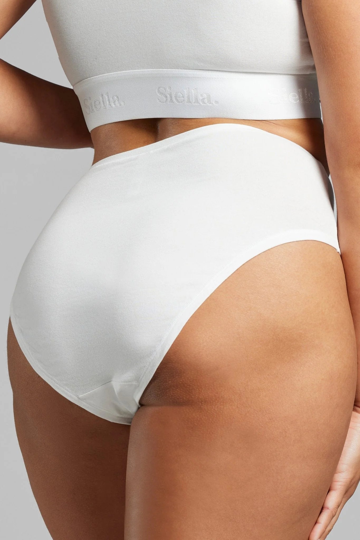 Marilyn Highwaisted Cotton Panty - White