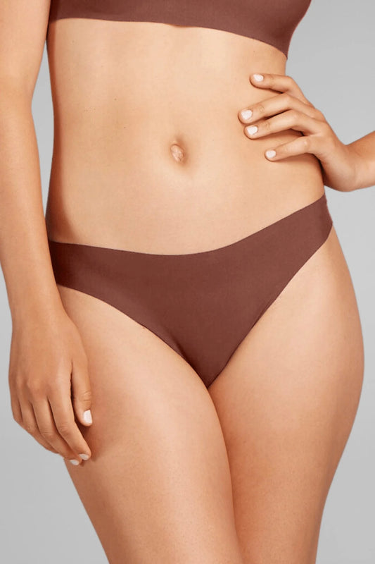 Ava Lace Thong - Cocoa